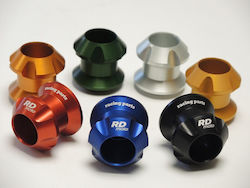 RD Moto Rear Wheel Motorcycle Protective Sliders RDRM10K