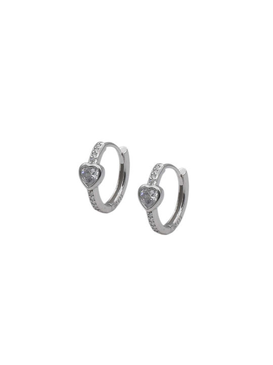 Prince Silvero Earrings Hoops made of Silver