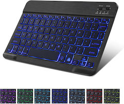Alogy RGB LED Fără fir Bluetooth Doar tastatura Engleză UK
