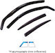 Heko Set of Windbreakers Front Car Dark Fime for Mitsubishi Colt 5D 2023+ 2pcs