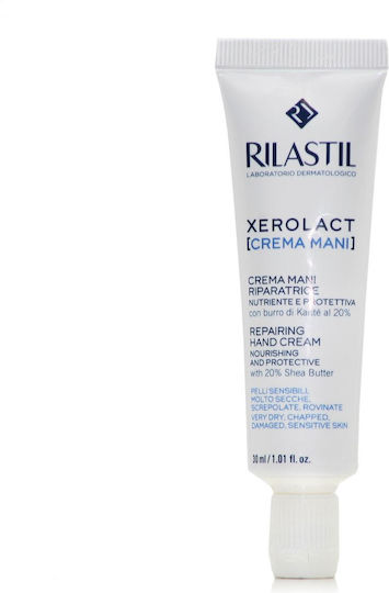 Rilastil Xerolact Rich Ενυδατική & Αναπλαστική Κρέμα για Σκασμένα Χέρια 30ml