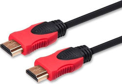 Savio HDMI 2.0 HDMI de sex masculin - HDMI de sex masculin 10m Roșu