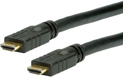 Value Cable HDMI male - HDMI male 25m Μαύρο