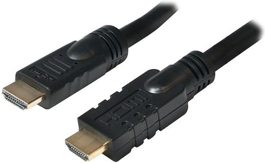 LogiLink HDMI 1.4 High Speed 1080p 120Hz Cable HDMI male - HDMI male 10m Μαύρο
