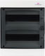 ETI Walled 12-Elements Fuse Box with 2 Rows