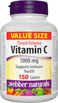 Webber Naturals Timed Release Vitamin C Βιταμίνη για το Ανοσοποιητικό 1000mg 150 ταμπλέτες