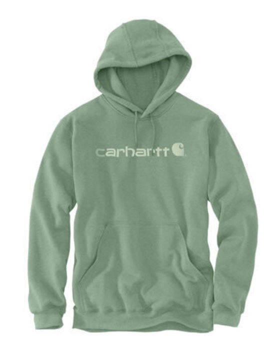 Carhartt Φούτερ με Κουκούλα Loden Frost Heather
