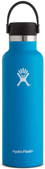 Hydro Flask Standard Flex Μπουκάλι Θερμός Ανοξείδωτο BPA Free 600ml Μπλε