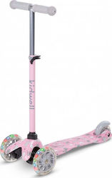 Kidwell Kids Scooter Foldable 3-Wheel for 3+ Years Pink