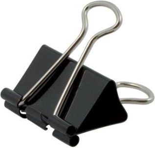 D.rect Metallic Clips 19mm 12pcs