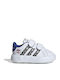 Marvel Grand Court Spider-Man Παιδικά Sneakers με Σκρατς Cloud White / Core Black / Royal Blue