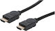 IC Intracom HDMI 2.1 Ultra High Speed 48Gbps 4K 120Hz HDR VRR Cable HDMI male - HDMI male 2m Μαύρο