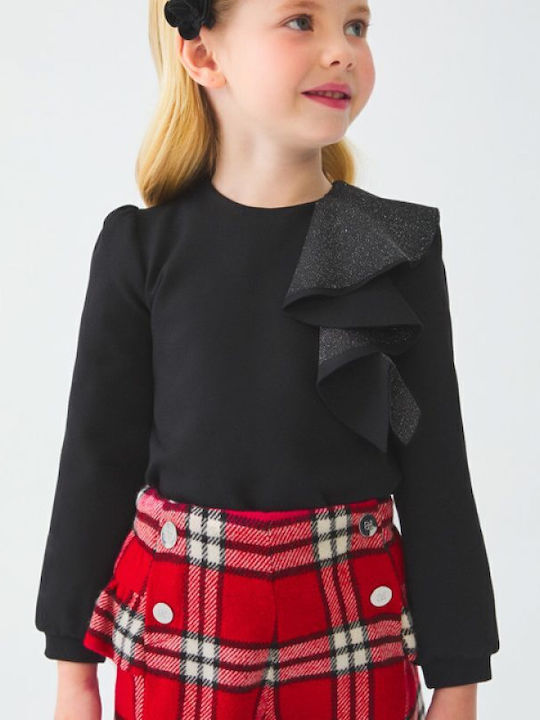 Abel & Lula Kids' Shirt Long Sleeve Black
