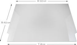 Εσωτερικό Κρύσταλλο Φούρνου Bosch Siemens 53.5 X 43.5 Cm