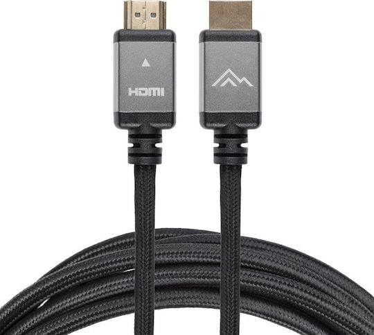 Montis HDMI 2.0 Premium High Speed 4K 60Hz HDR Cable HDMI Male - HDMI Male 3m Gray