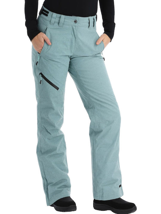 Icepeak 54040531-510 Women's Trousers for Ski & Snowboard Green