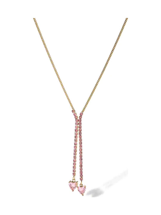 Callajewels Колие с дизайн Сърце с Циркон