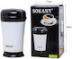 Sokany Electric Coffee Grinder 200W for 90gr Beans White