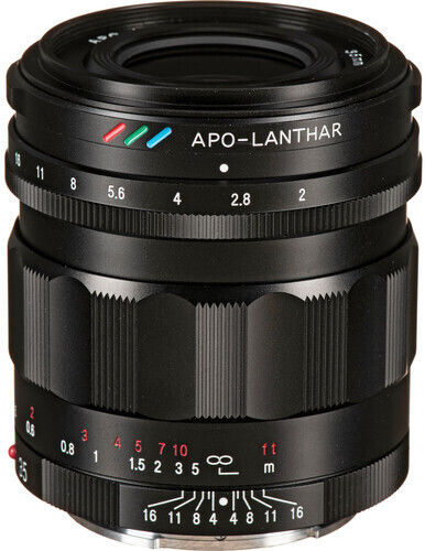 Voigtlander Full Frame Φωτογραφικός Φακός APO-LANTHAR 35mm f/2 Aspherical Wide Angle για Sony E Mount Μαύρος