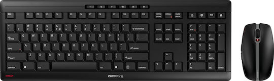 Cherry Stream Recharge Ασύρματο Σετ Πληκτρολόγιο & Ποντίκι Αγγλικό US