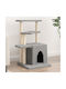 vidaXL Cat Scratching Post Cat Trees Gray