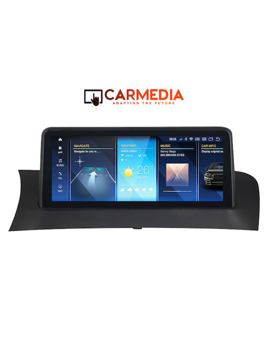 Carmedia Auto-Audiosystem für BMW X3 (F25) 2011-2013 (Bluetooth/USB/WiFi/GPS/Apple-Carplay/Android-Auto) mit Touchscreen 12.5"