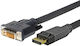 Vivolink Kabel DisplayPort-Stecker - DVI-Stecker 2m Schwarz (PRODPDVI4K2)