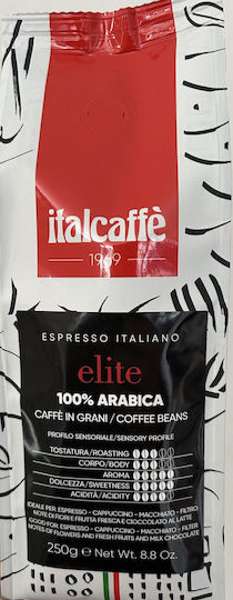 Italcafe Кафе Еспресо Арабика Elite на Зърна 250гр