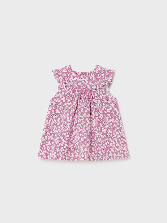 Mayoral Παιδικό Φόρεμα Αμάνικο Ροζ