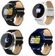 Smartwatch με Παλμογράφο (Μαύρο)