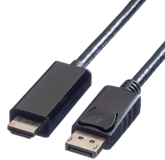 Value Cable DisplayPort male - HDMI male 5m Μαύρο (11.99.5788)