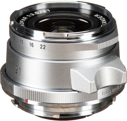 Voigtlander Full Frame Φωτογραφικός Φακός Color-Skopar 21mm f/3.5 Aspherical Wide Angle για Leica M Mount Ασημί