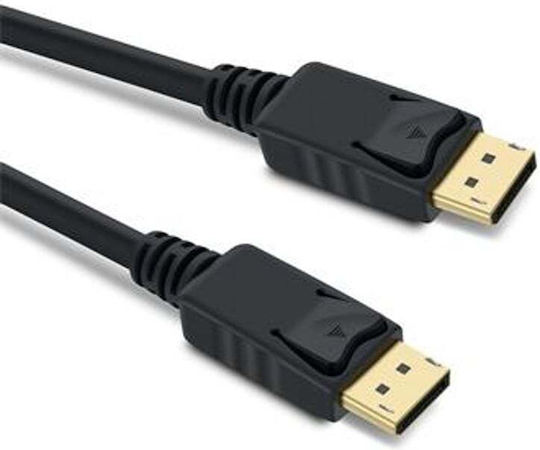 PremiumCord Cable DisplayPort male - DisplayPort male 2m Μαύρο (KPORT8-02)