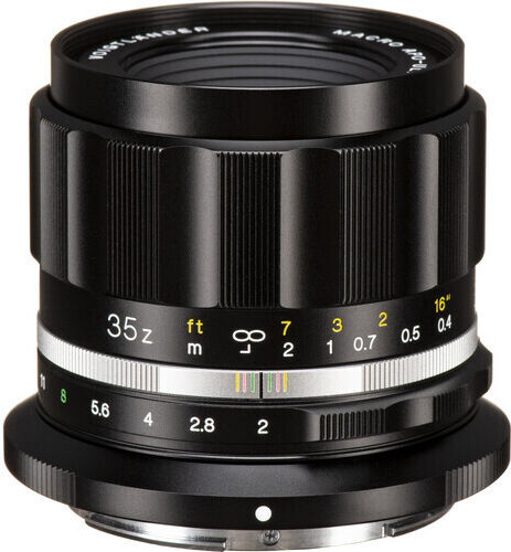 Voigtlander Crop Camera Lens Macro Apo-Ultron D35mm f/2 Macro for Nikon Z Mount Black