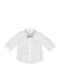 Kids Shirt Long Sleeve Linen White