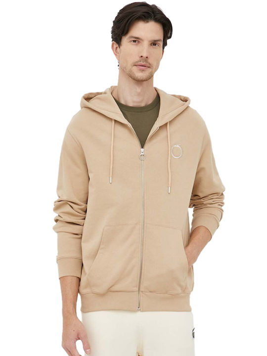 Trussardi Men's Sweatshirt Jacket Loud Coffee