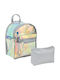 Starpak Glossy Kids Bag Backpack Silver 22cmx17cmcm
