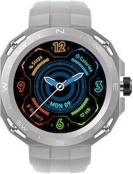 Microwear HW3 Smartwatch με Παλμογράφο (Λευκό)