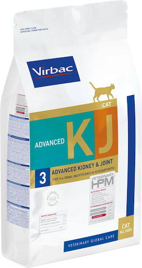 Virbac Advanced Kidney And Joint Support Ξηρά Τροφή για Στειρωμένες Γάτες με Πουλερικά / Ψάρια / Χοιρινό / Ρύζι / Πατάτες 1.5kg