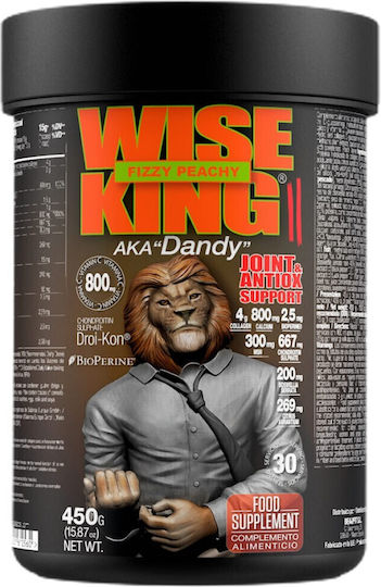 Zoomad Labs Wise King 2.0 Supplement for Joint Health 450g Fizzy Peach