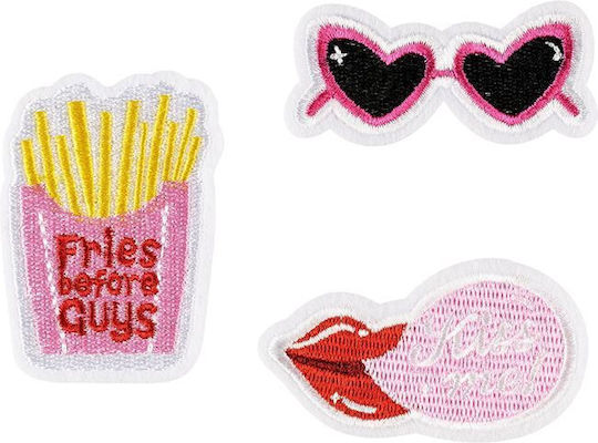 PartyDeco Kiss Me Petic de Haine 6.5x3cm. 3buc