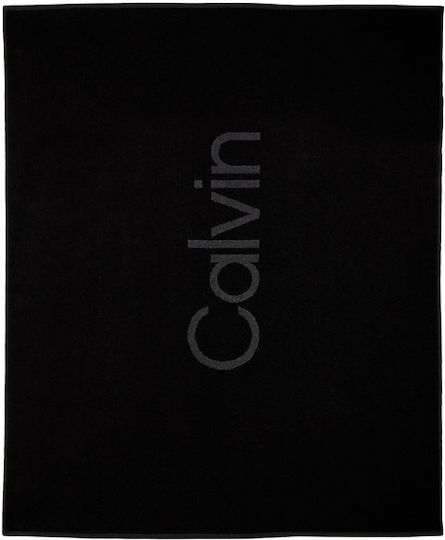 Calvin Klein Beach Towel Cotton Black 170x90cm.
