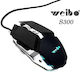 Weibo S300 RGB Gaming Ποντίκι 3200 DPI Μαύρο