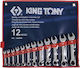 King Tony Set de 12 Chei Germane 8-19mm