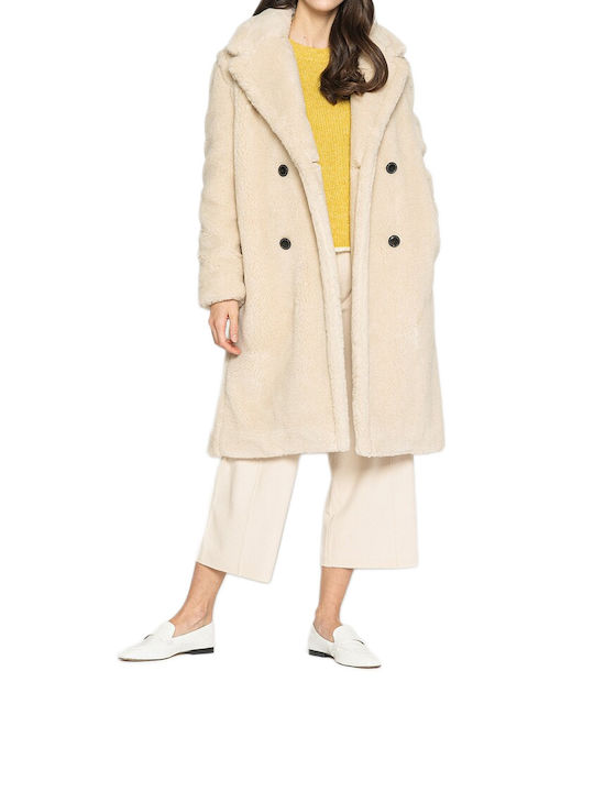 Tommy Hilfiger Women's Long Coat Beige