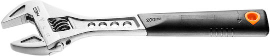 Neo Tools French Wrench 200mm Length with Max Jaw Capacity up to 28mm and Anti-slip Handle