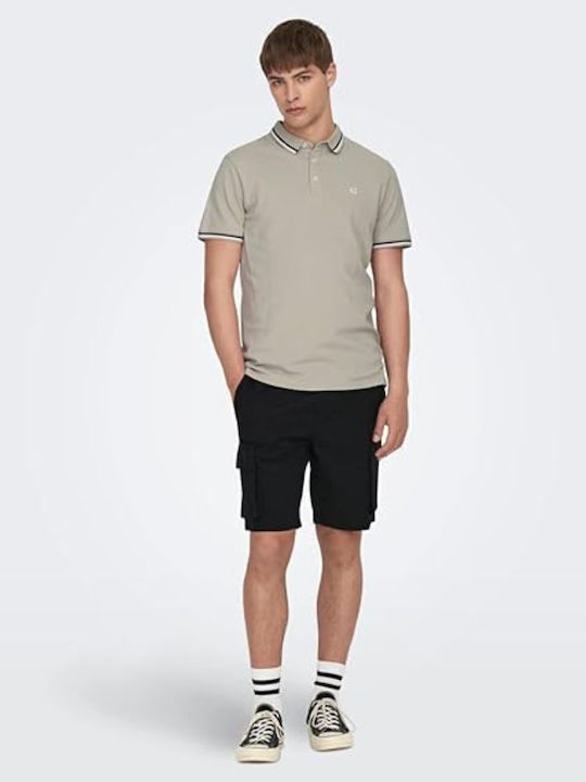 Only & Sons Tricou Polo Gri