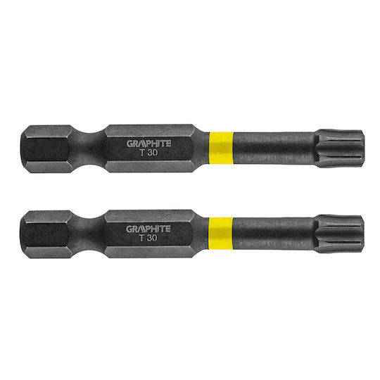 Graphite Сет 2 Битове за Винтоверт Торкс Impact