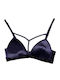 Triangle Triangle Bra without Underwire Purple