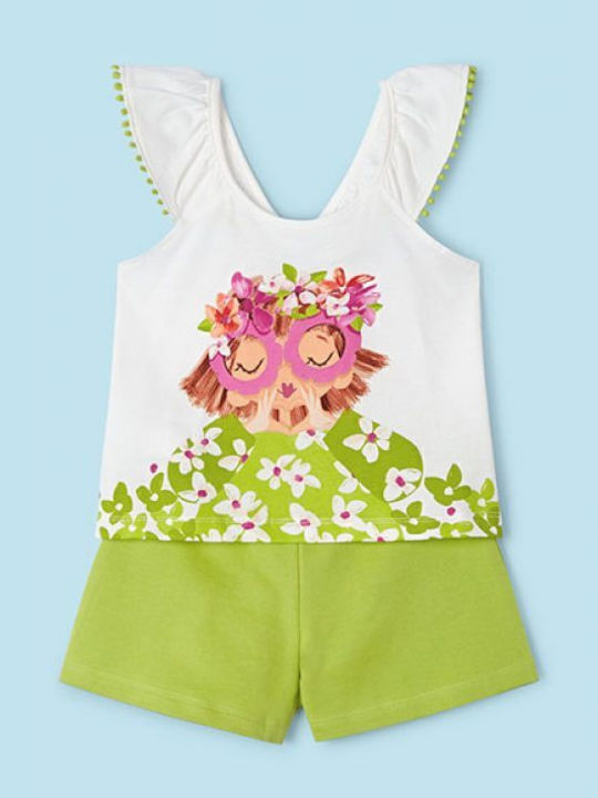 Kinder-Set mit Shorts Sommer 2Stück Grün